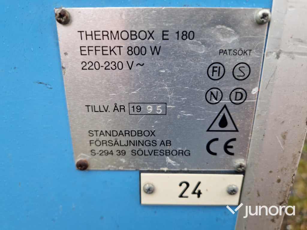 Värmeskåp - Standardbox AB, E180