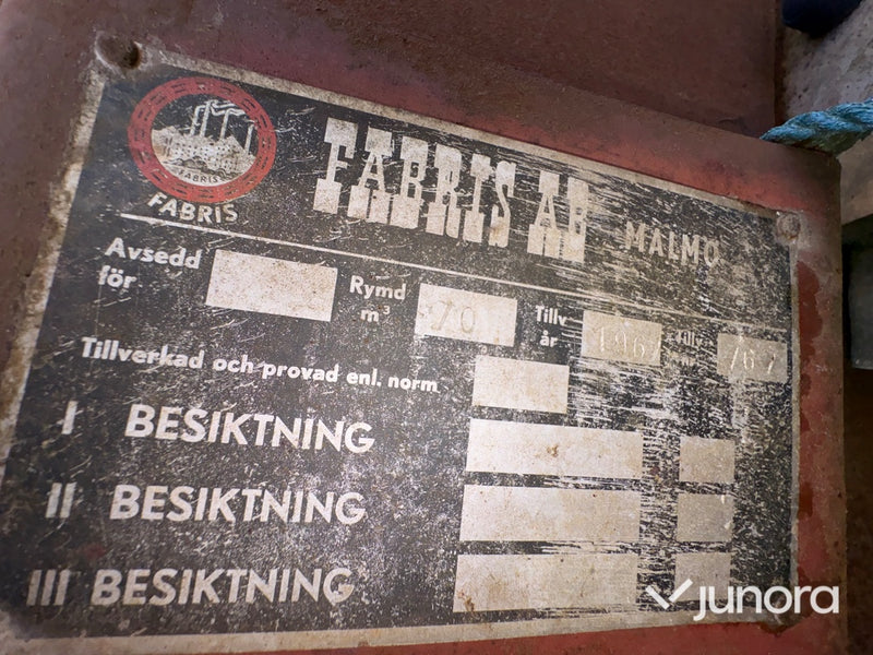 Cistern - Fabris AB, 70m³