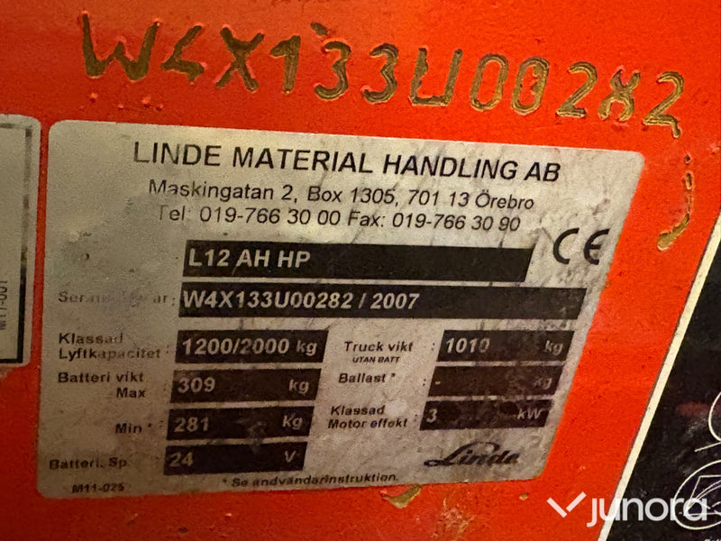 Eltruck Linde L12 /2