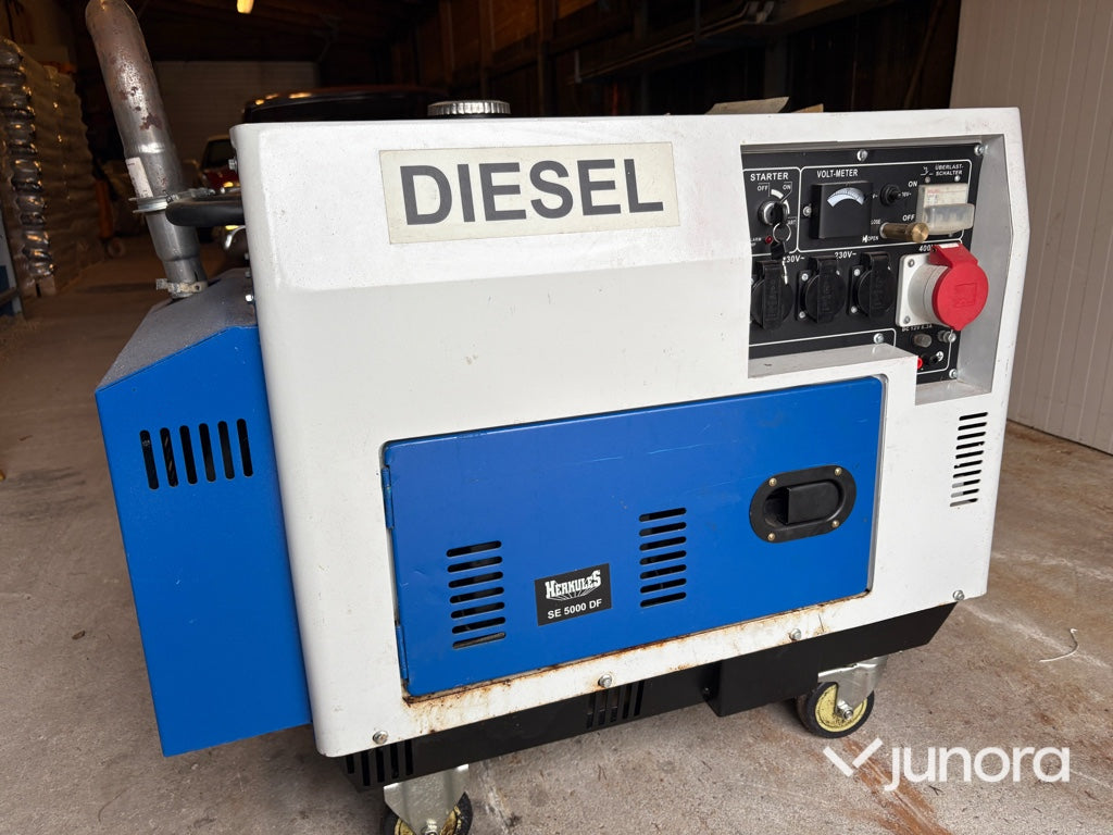 Elverk - Herkules 5000 DF, dieseldrivet