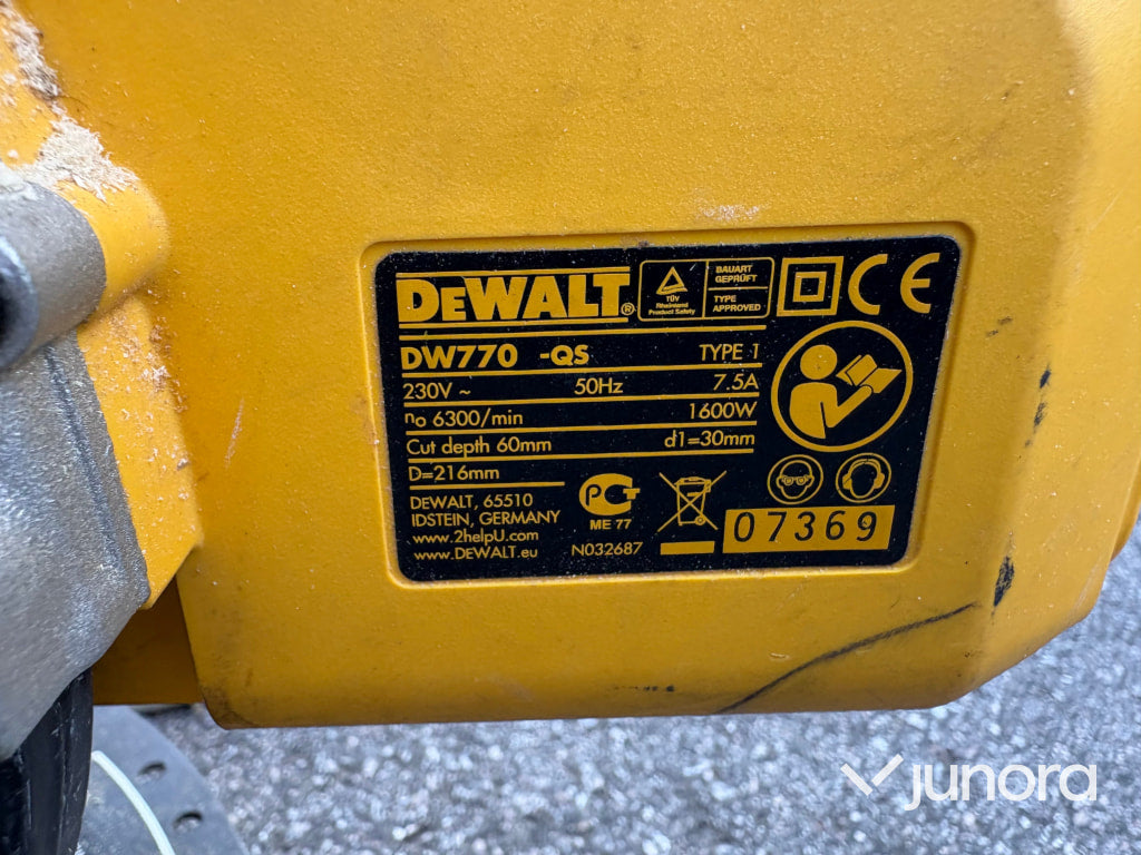 DeWalt kap-och gersåg