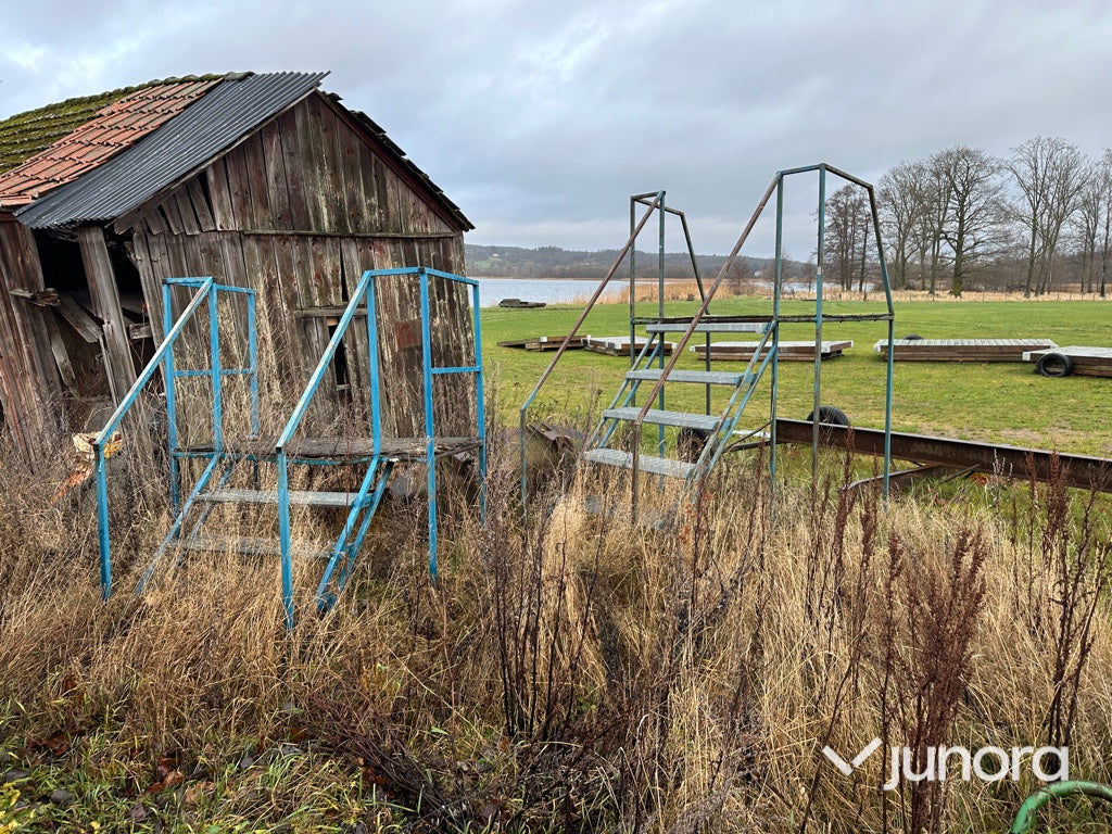 Trappa - med plattform
