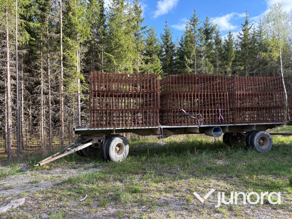 9st armeringsburar inklusive vagn