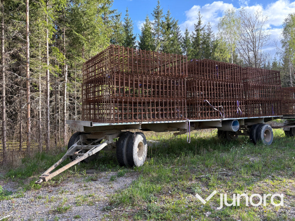 9st armeringsburar inklusive vagn