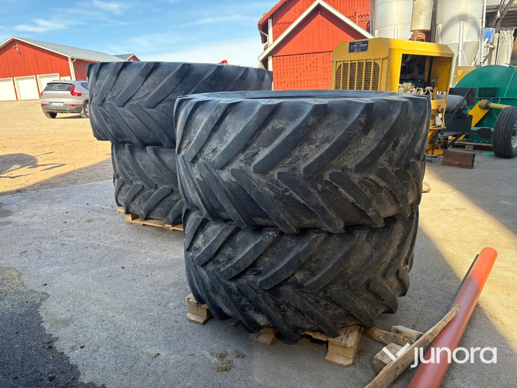 Traktordäck - Michelin Xeobib, Komplett uppsättning