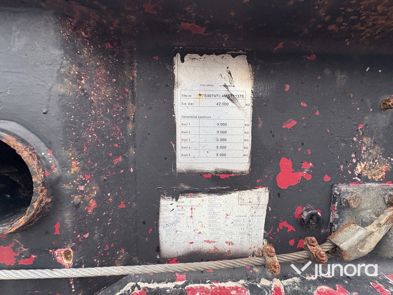 Timmertrailer - Mjölbysläpet, VFL4-102-36