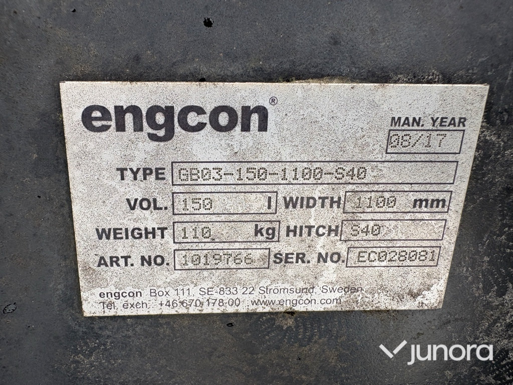 Planeringskopa Engcon