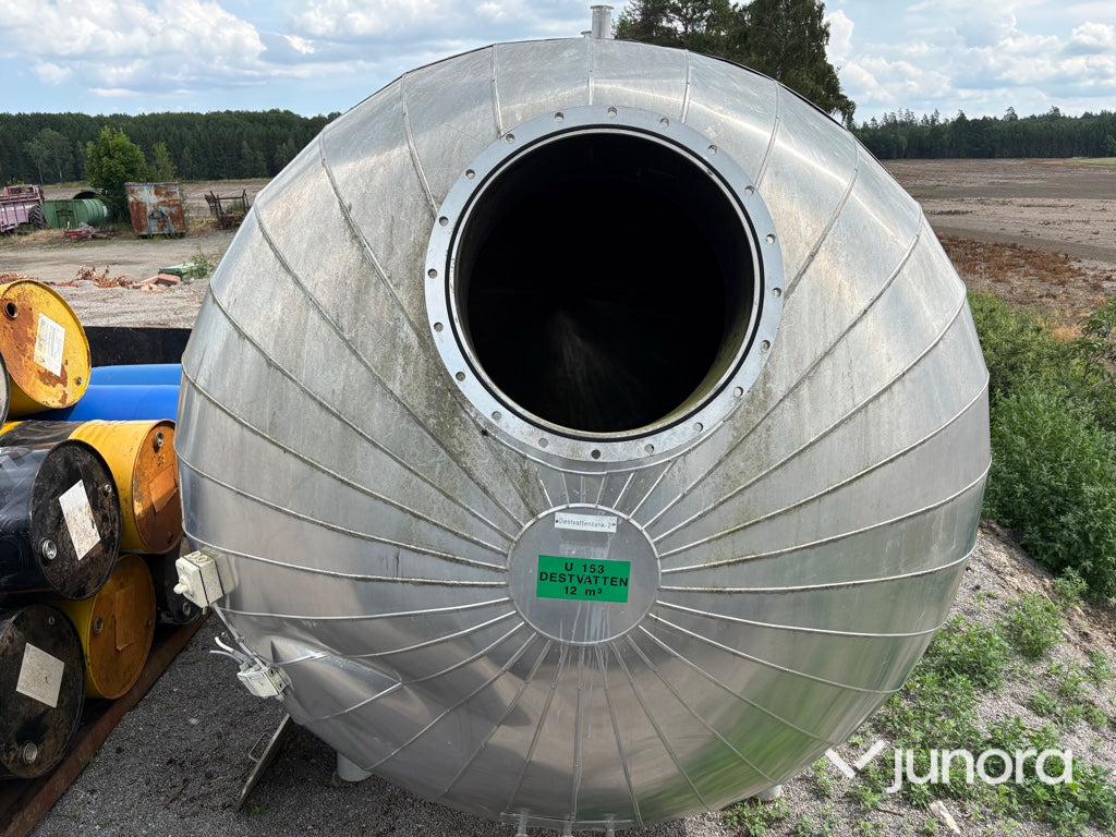 Rostfri tank - Furhoffs Rostfria 12m3
