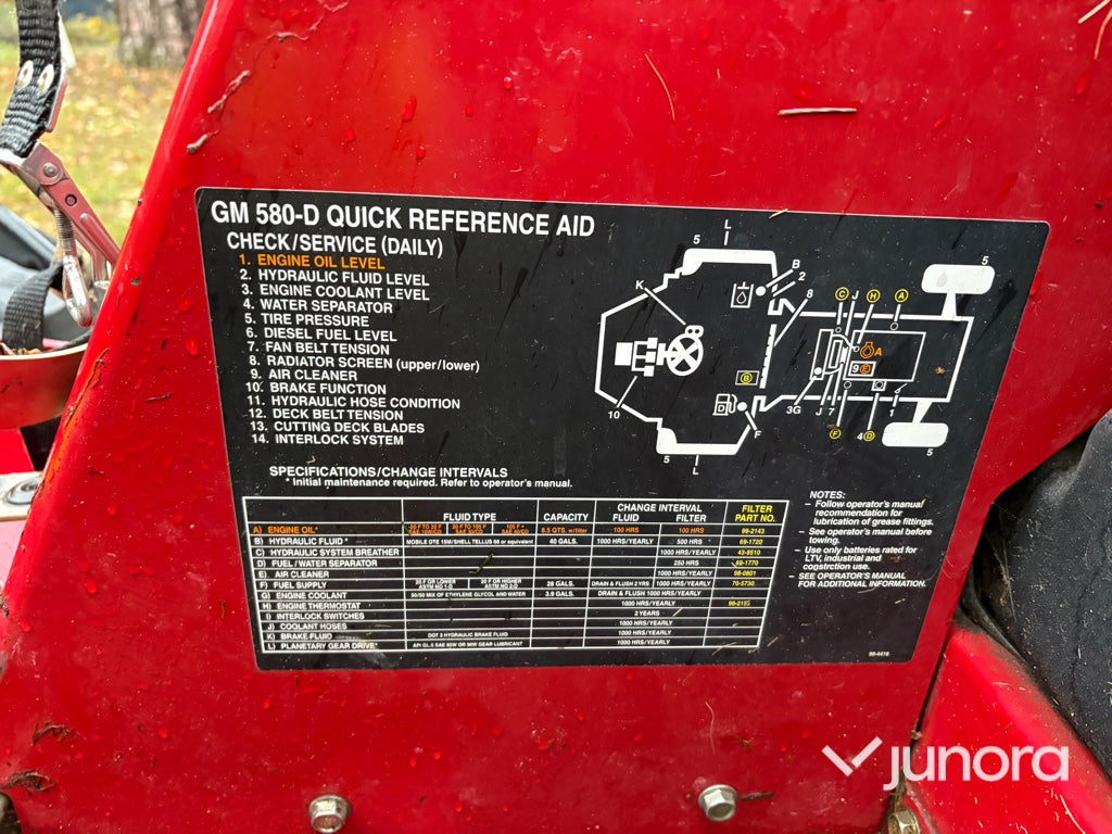 Gräsklippare - Toro Groundmaster 580-D