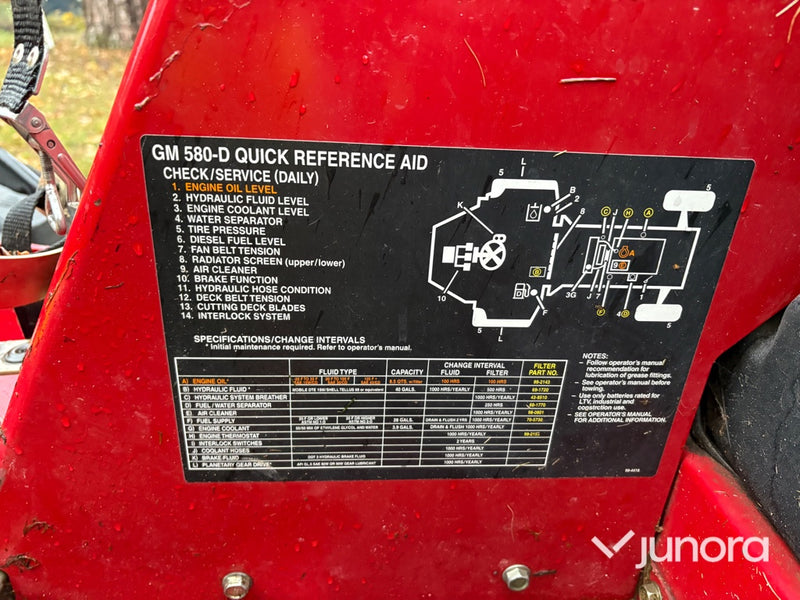 Gräsklippare - Toro Groundmaster 580-D