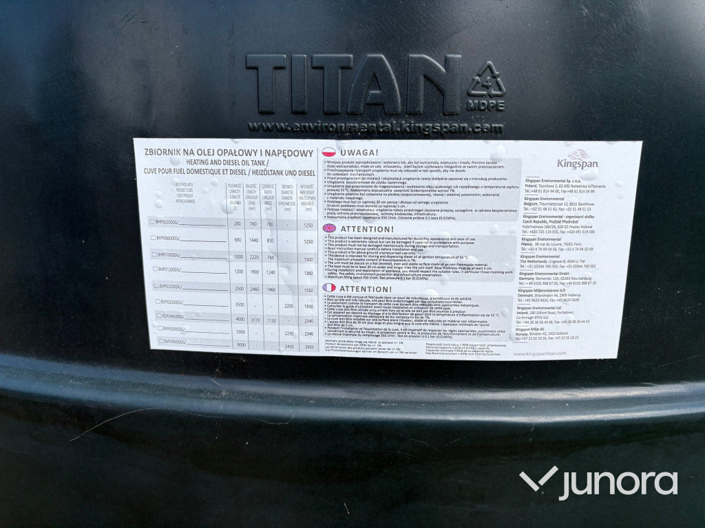 Kingspan Dieseltank  3.5 kubik