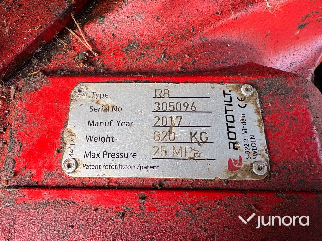 Tiltrotator Rototilt R8 med RG900 grip – B27