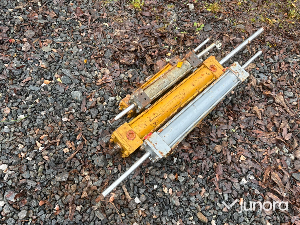 Dubbelsidig pneumatik kolvar