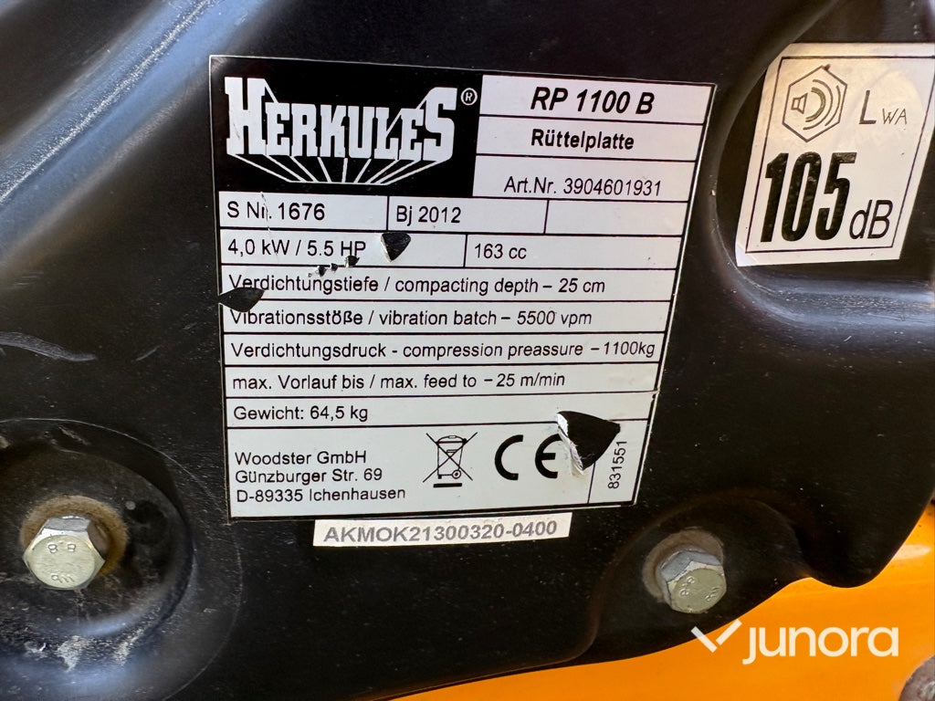 Markvibrator - Herkules RP 1100 B