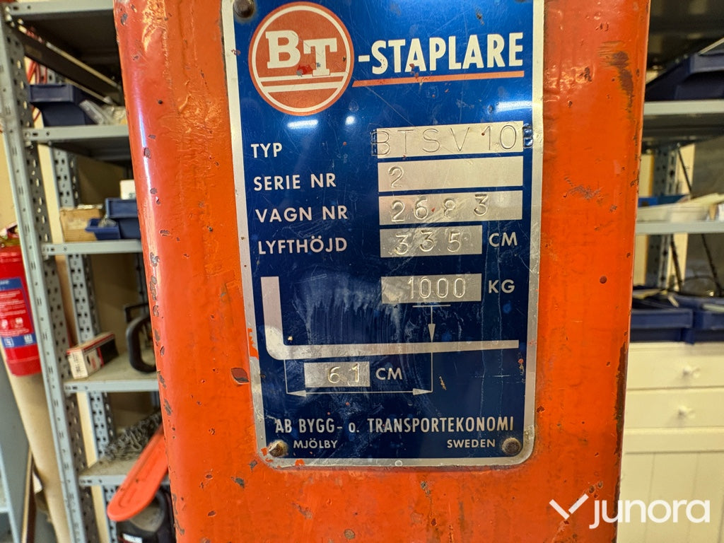 Elektrisk BT-staplare