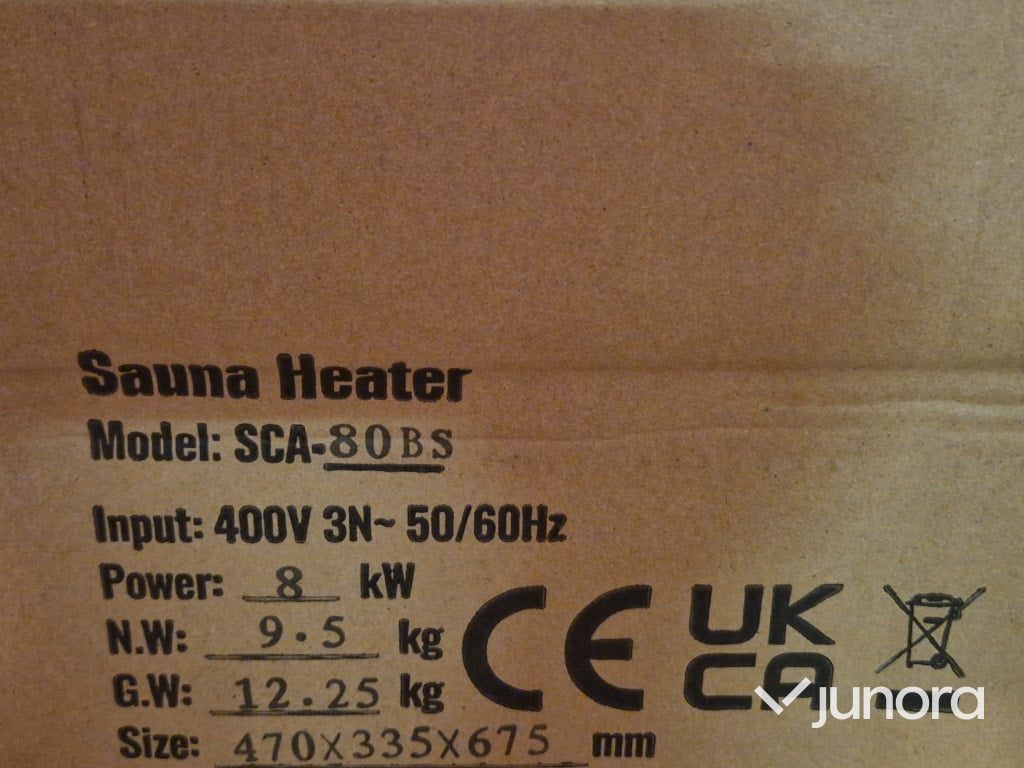 Bastuaggregat SCA-80BS – 8 kW