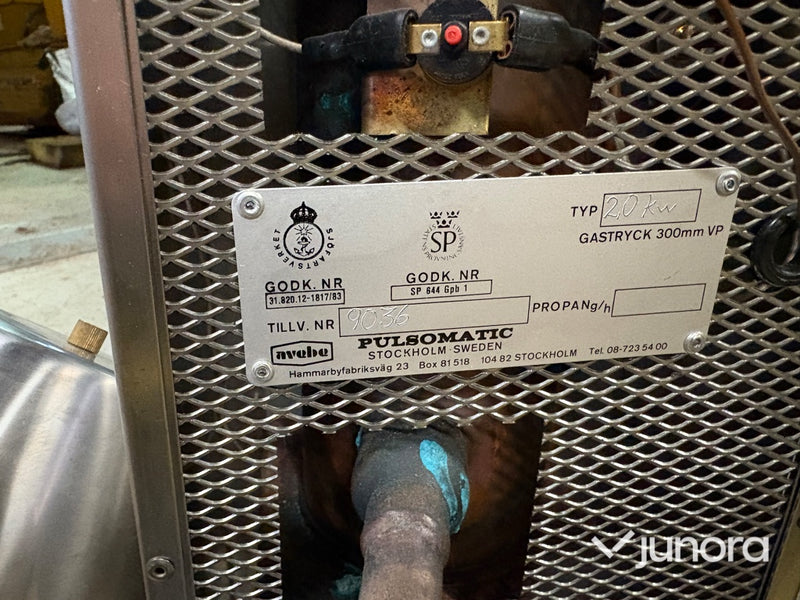 Värmepanna - Pulsomatic, Gasol