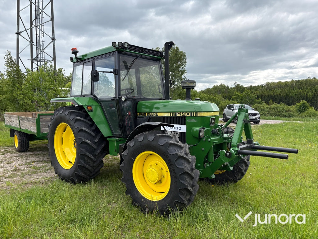 Traktor, Frontlyft, Kärra - John Deere, 2140 Hilomfwd
