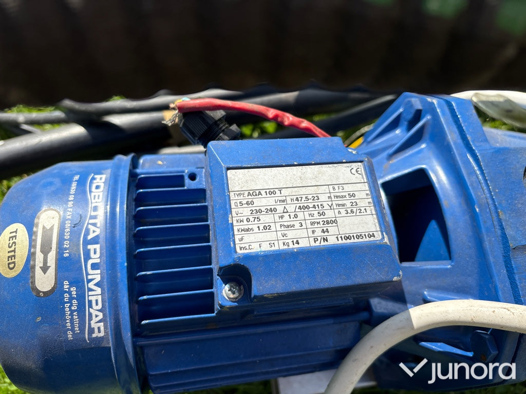 Komplett hydrofon med pump