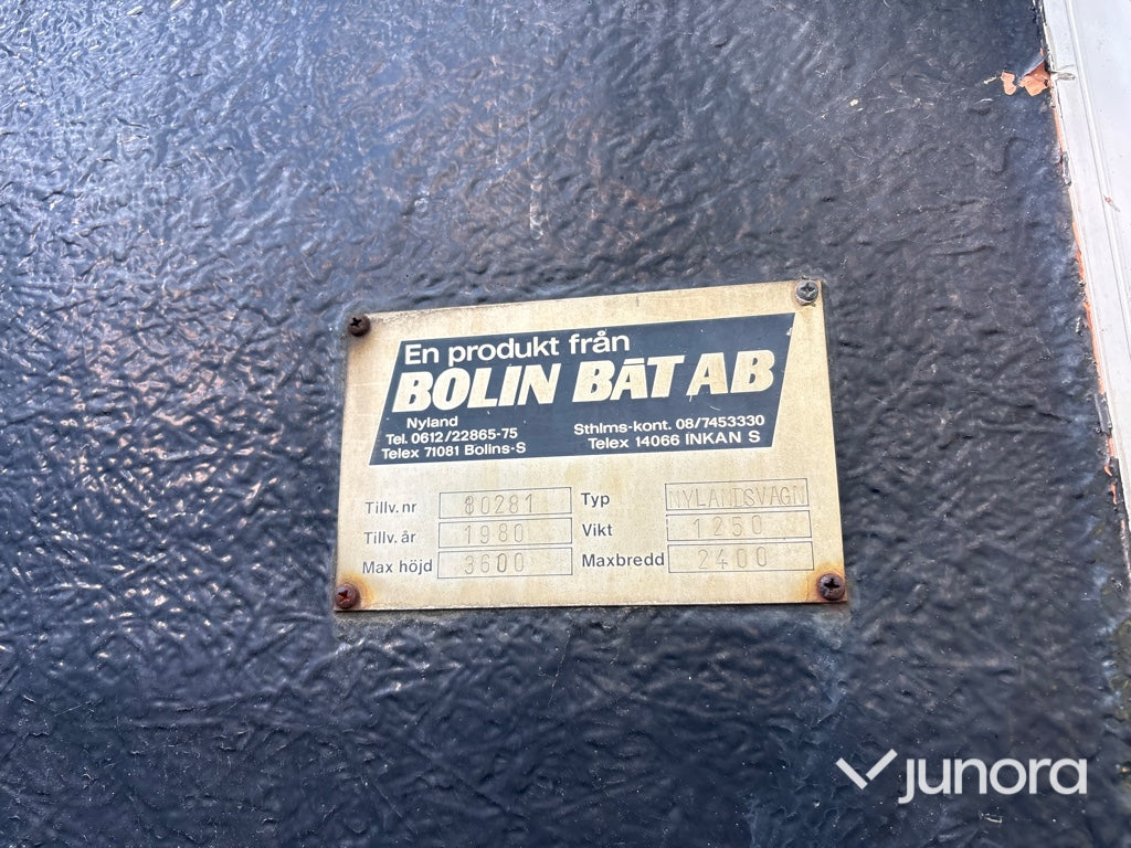 Personalvagn - Bolin Båt AB, Nylandsvagn