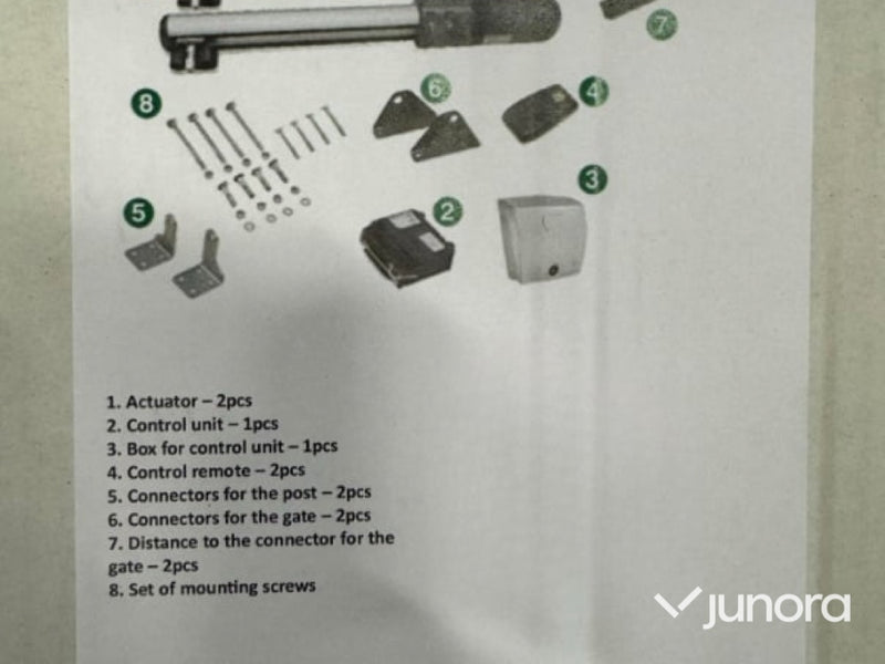 Motorstyrd dubbelgrind – Staketgrossisten Boden