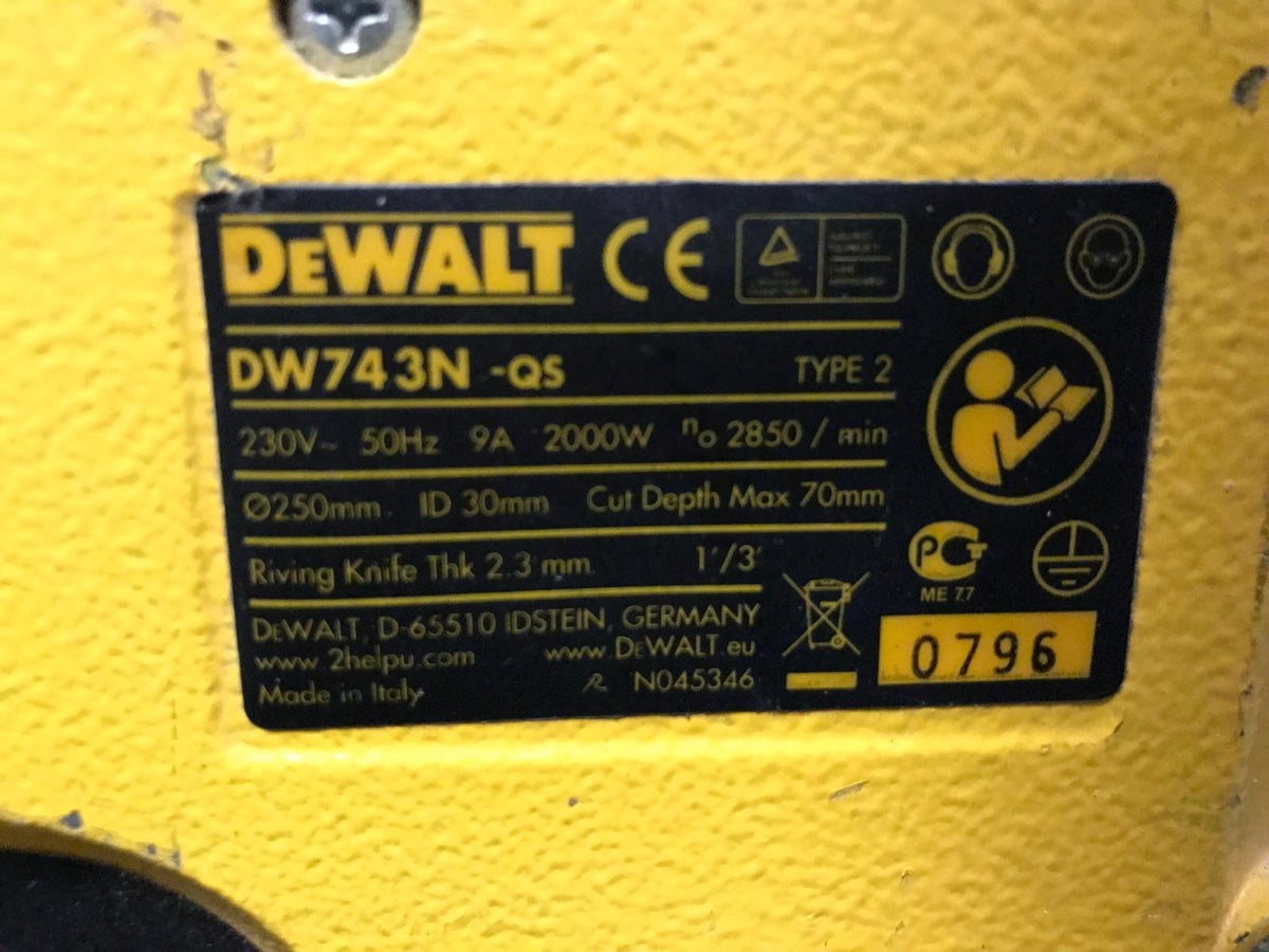 Dewalt Gersåg DW 743