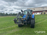 New Holland T5. 95 med vreten lastare