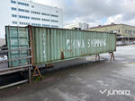 40 Fots Container Med ställning