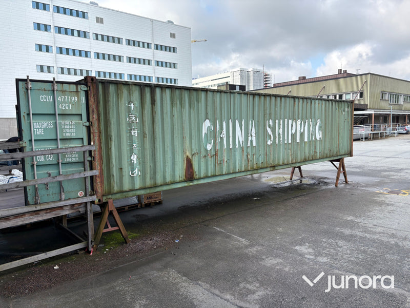 40 Fots Container Med ställning