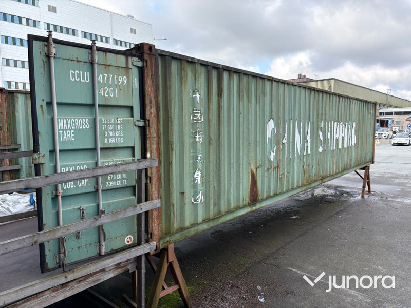 40 Fots Container Med ställning