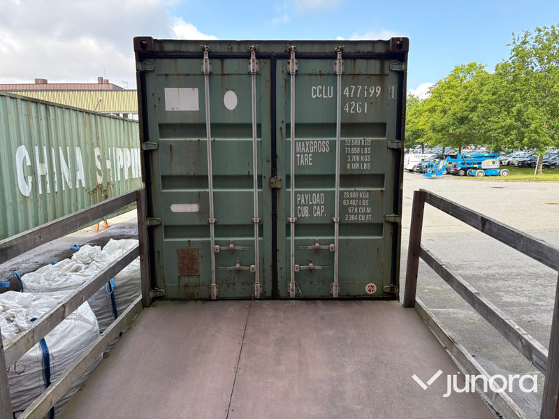 40 Fots Container Med ställning