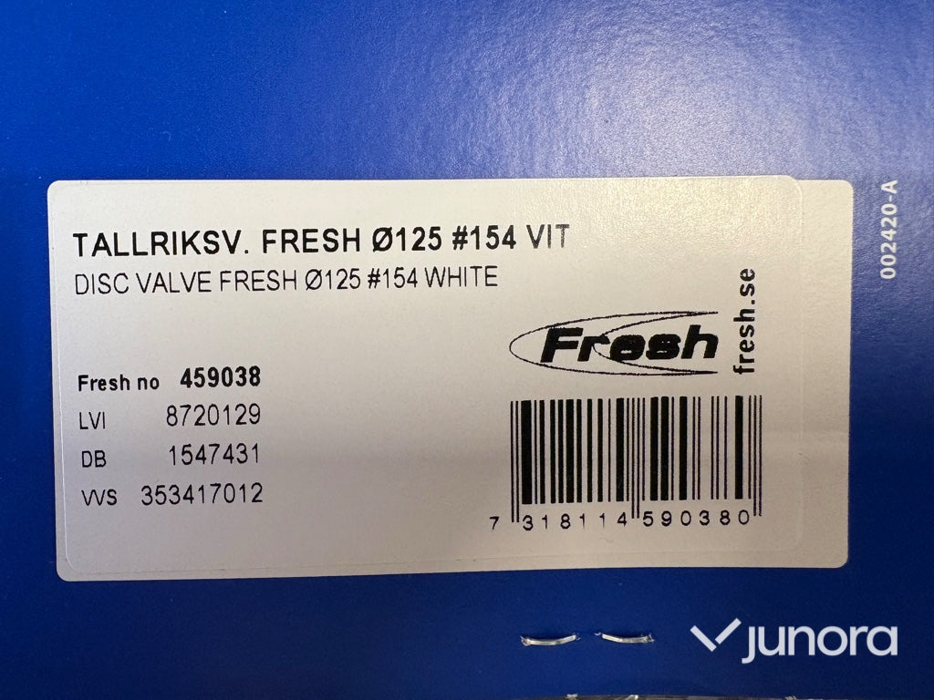 Tallriksventiler - Fresh, 459038, 9st