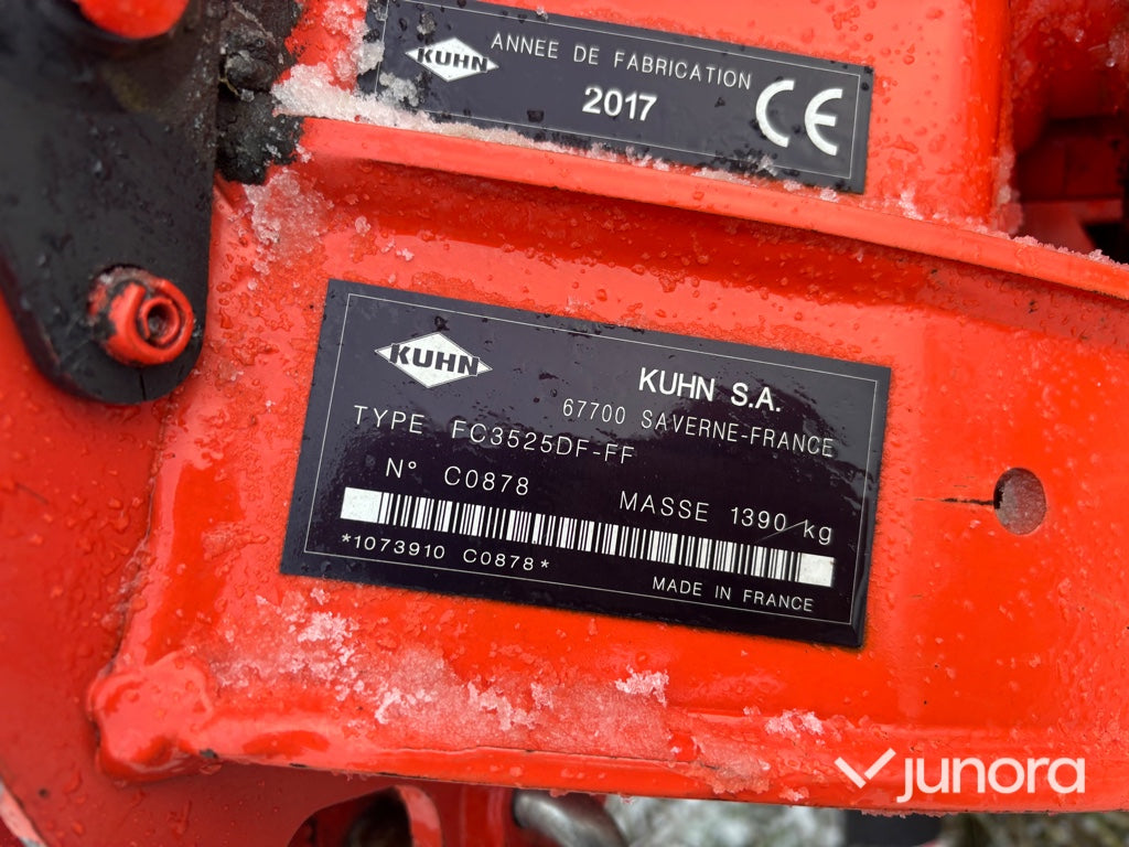 Frontslåtterkross - Kuhn FC 3525 DF‑FF