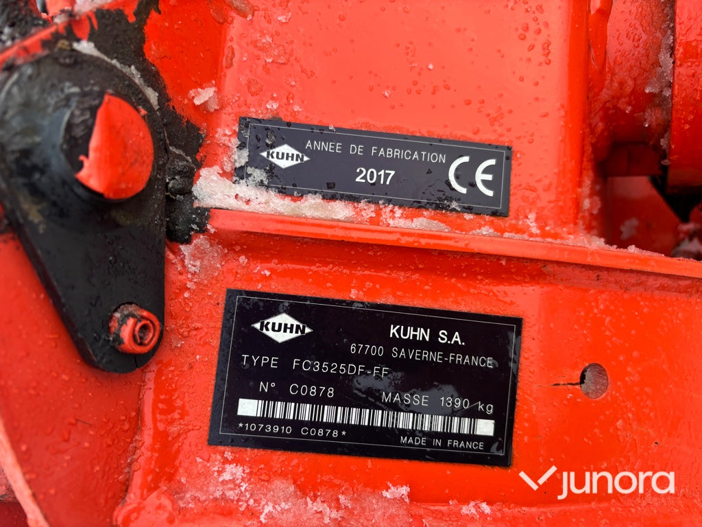 Frontslåtterkross - Kuhn FC 3525 DF‑FF