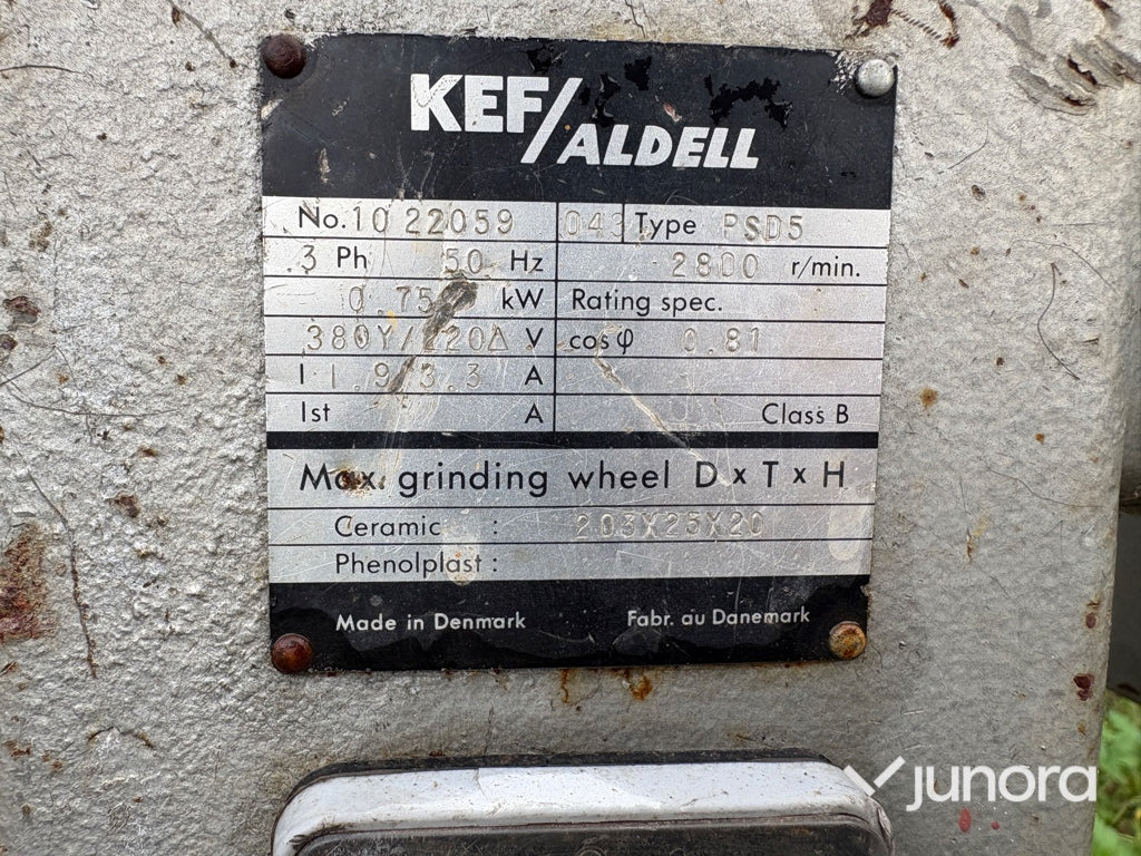 Kef/Adell PSD5 Bänkslipmaskin