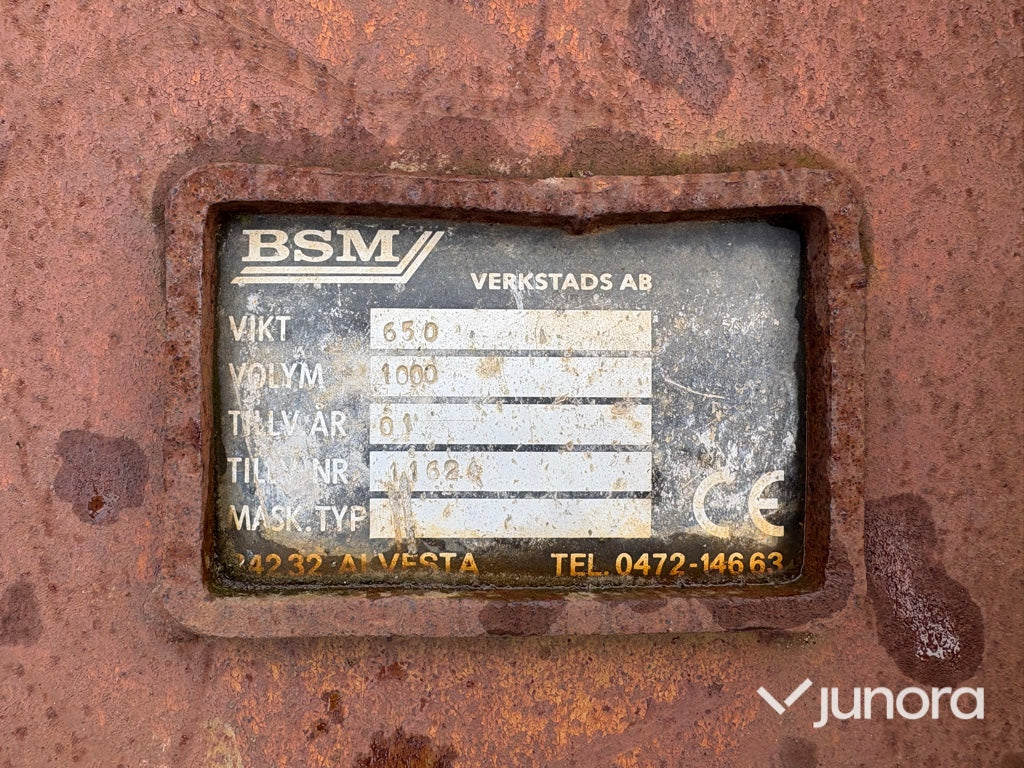 Skopa - BSM Verkstads, S70 Fäste