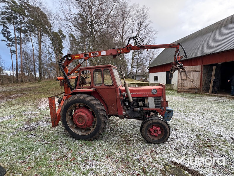 Traktor + Kran - Massey Ferguson 175, FMV 1800