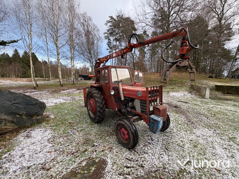 Traktor + Kran - Massey Ferguson 175, FMV 1800
