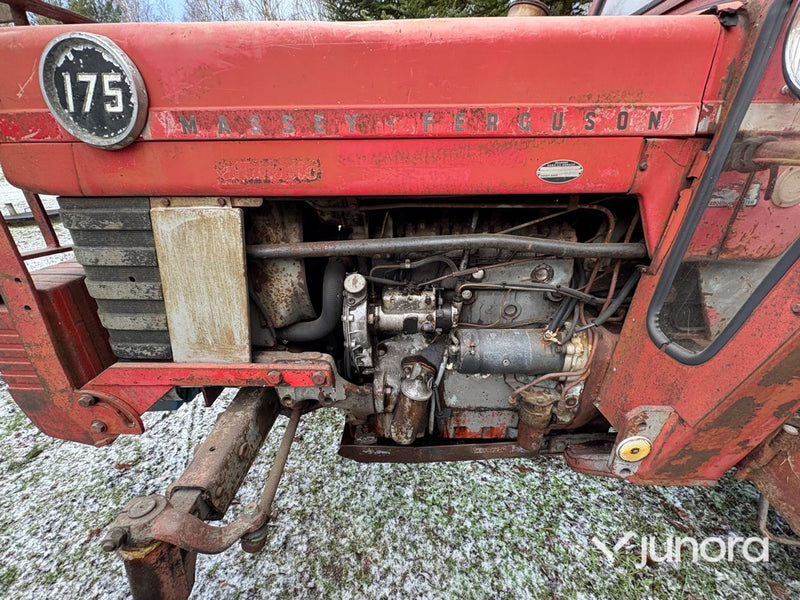 Traktor + Kran - Massey Ferguson 175, FMV 1800