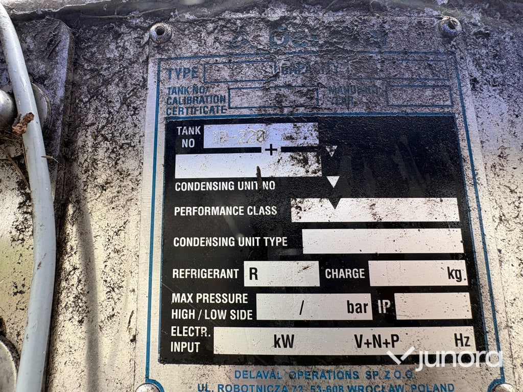 Buffertank - DeLaval, R125 BCC