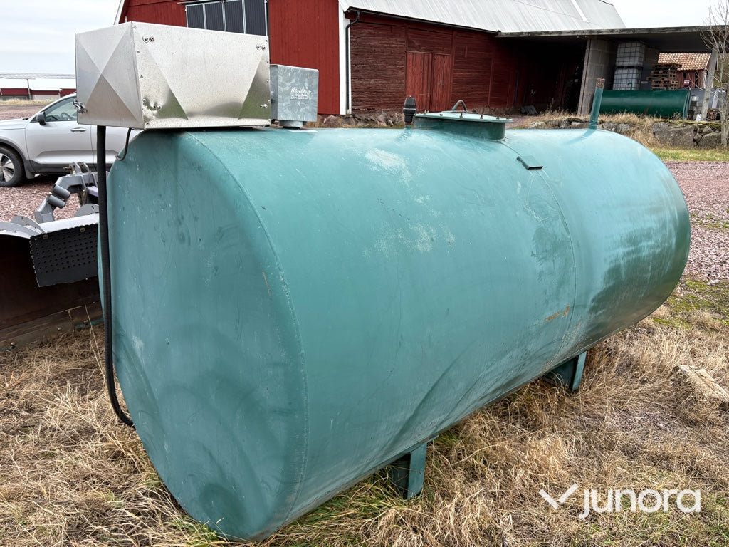 Dieseltank 5000 L – Älvestad, med P. Lindberg 230V pump