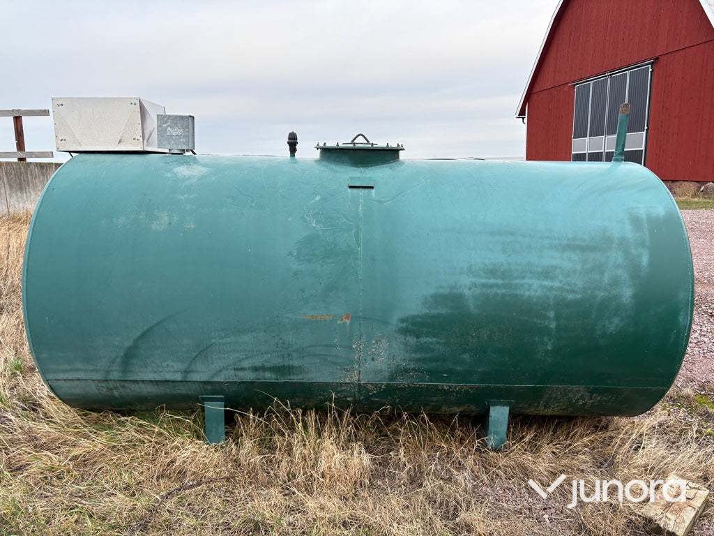 Dieseltank 5000 L – Älvestad, med P. Lindberg 230V pump