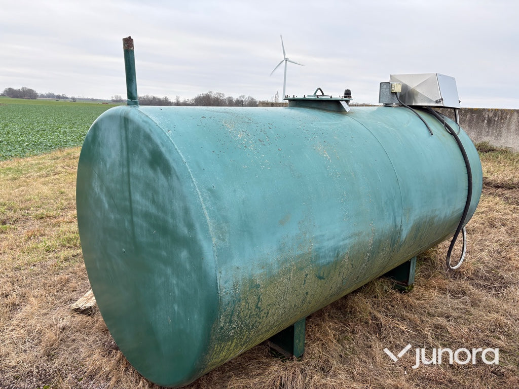 Dieseltank 5000 L – Älvestad, med P. Lindberg 230V pump