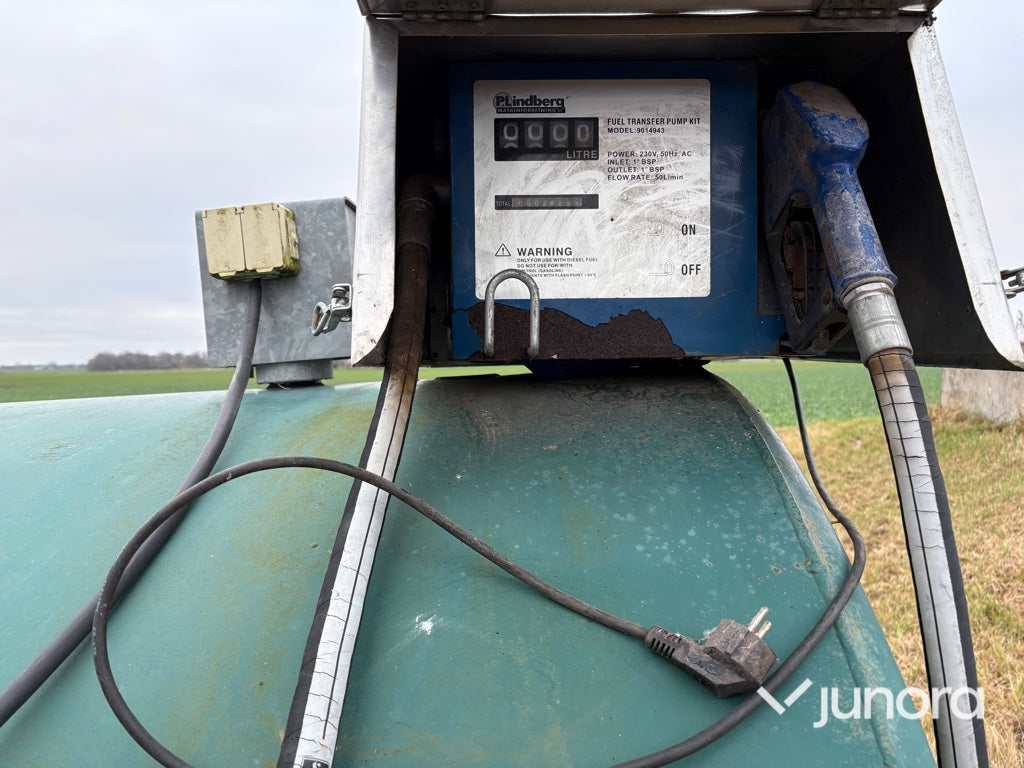 Dieseltank 5000 L – Älvestad, med P. Lindberg 230V pump