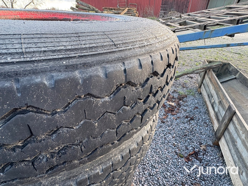 Hjul till ekengårdsvagn - 4st, All steel