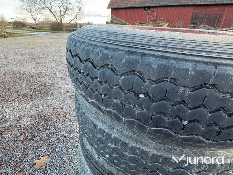 Hjul till ekengårdsvagn - 4st, All steel