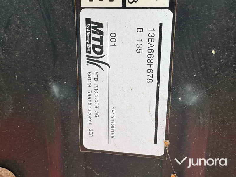 Åkgräsklippare MTD B 135