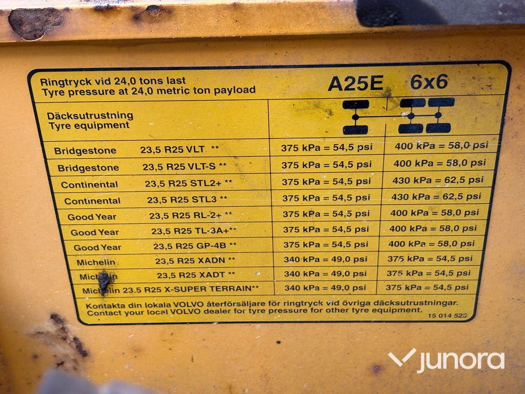 Dumper - Volvo, A25E 6X6