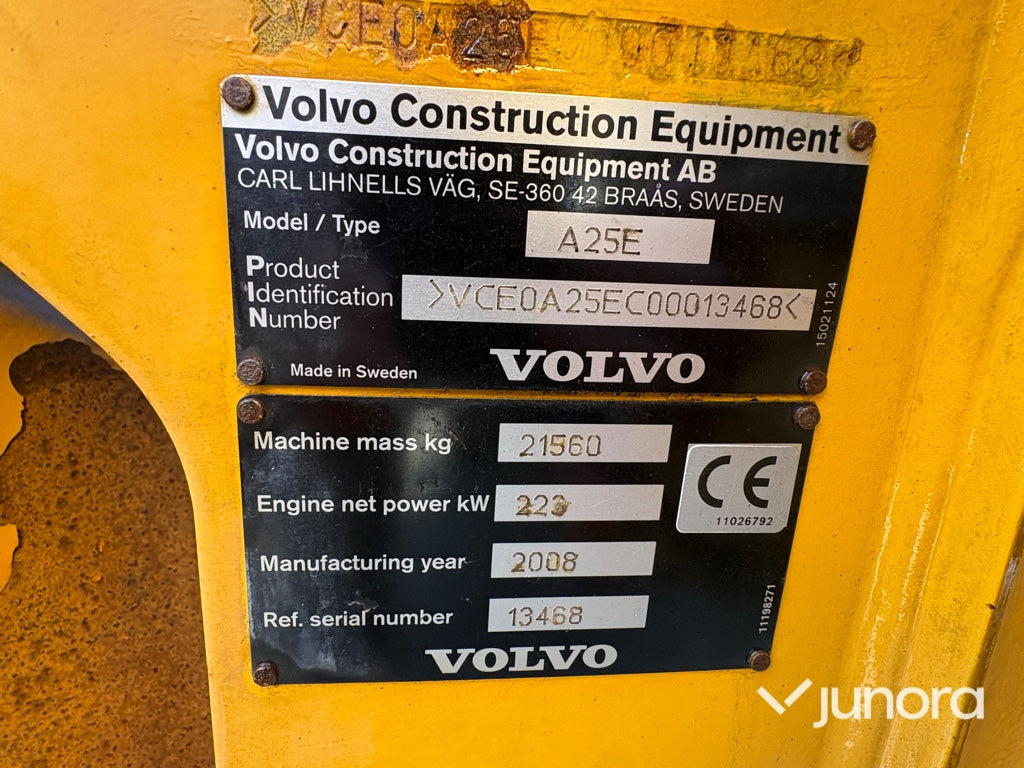 Dumper - Volvo, A25E 6X6