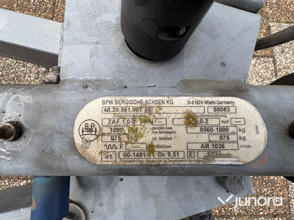 Släpvagn med tipp - TIAB 2475